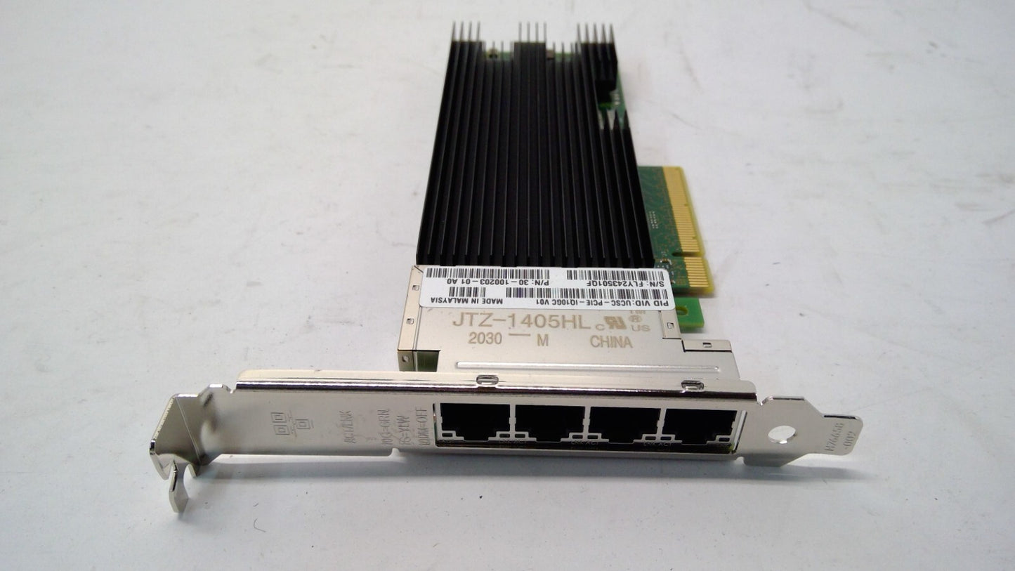 Cisco UCSC-PCIE-IQ10GC 10GbE 4-Ports SFP+ Network Card 30-100203-01 Intel X710