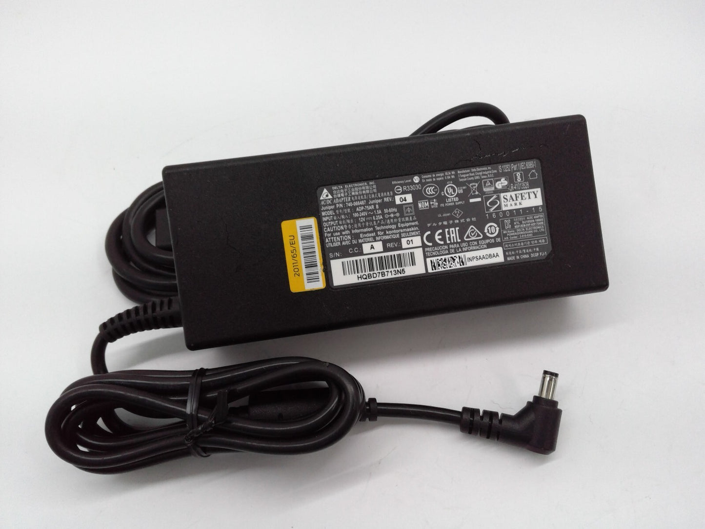 Genuine Delta ADP-75AR B AC Power Adapter 75W 12V 6.25A Laptop Charger 5.5X2.5mm