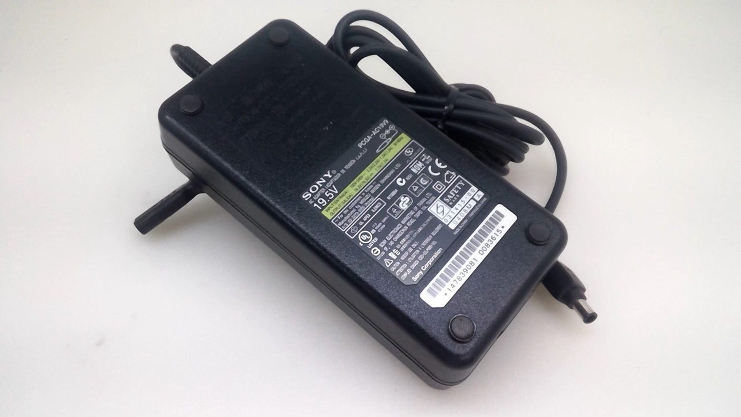 Genuine Sony PCGA-AC19V9 AC Adapter 19.5V 7.7A 150W Power Supply SONY Laptop