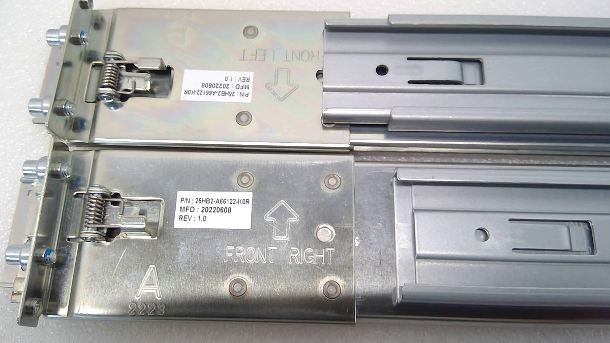 Gigabyte 25HB2-A66122-K0R 3-Section Server Rail Kit H252 H262 Series Rack