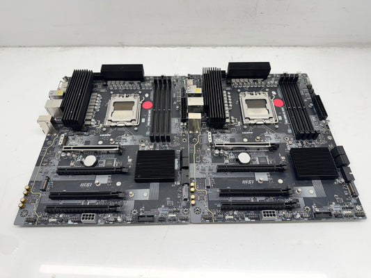 Lot of 2 *For Parts* MSI PRO B850-VC WIFI No WIFI *NOT WORKING*