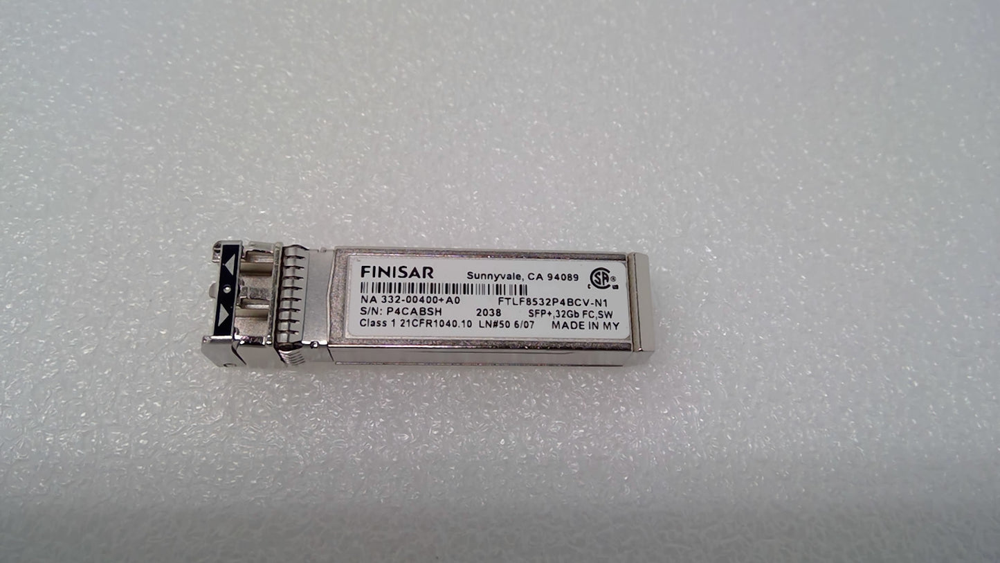 Genuine Finisar FTLF8532P4BCV-N1 SFP+ 32Gb 850nm FC SW NetApp Transceiver Optic