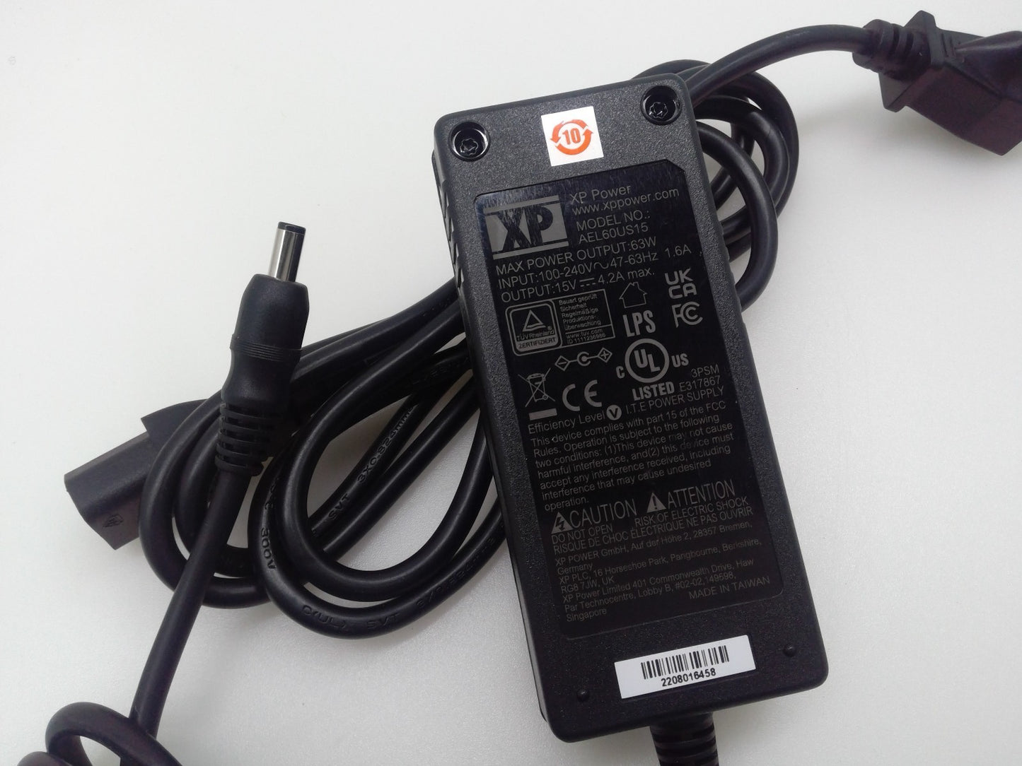 Genuine XP Power Adapter AEL60US15 15V 4.2A Charger  Power supply Tip 5.5*2.5mm