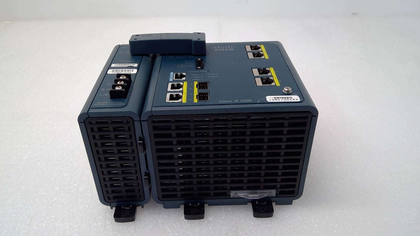 Cisco IE-3000-4TC 4-Port Managed Industrial Ethernet Switch w/ PWR-IE3000-AC