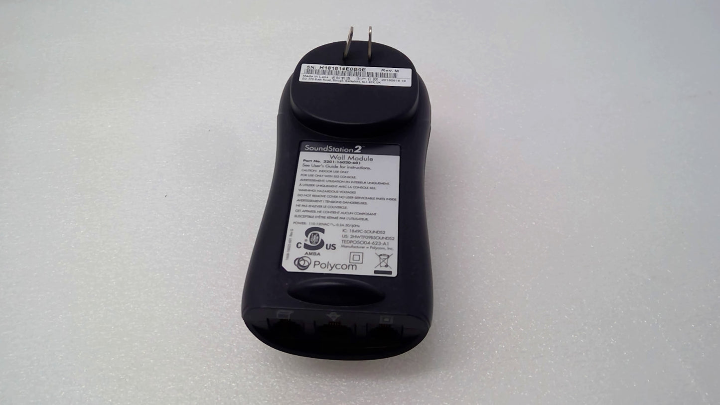 Genuine Polycom VoiceStation 300/500 Wall Module Power Supply 2201-16020-601