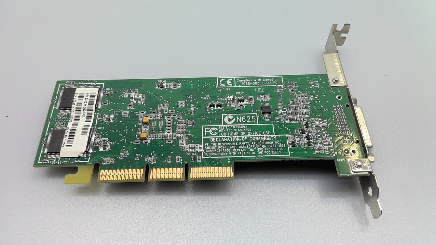 Dell ATI E-G012-01-3614 109-81100-02 AGP DVI Video Graphics Card