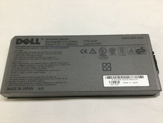 OEM Dell 6cell Battery C5331 for Dell Latitude D810 D840 Y4367 C5340 D5505 D5540