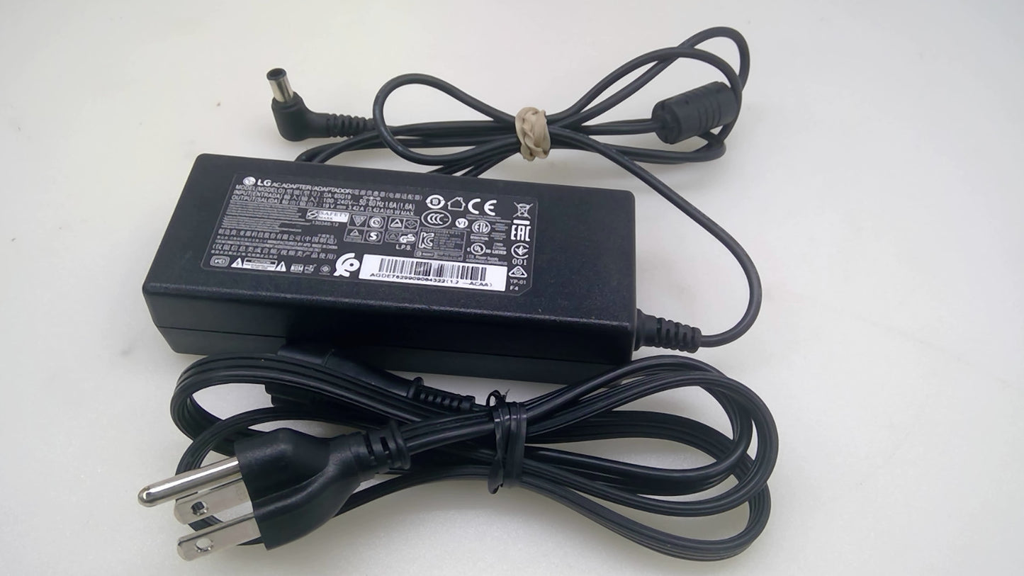 Genuine LG DA-65G19 65W 19V 3.42A AC Adapter For Monitor Chromebase OEM