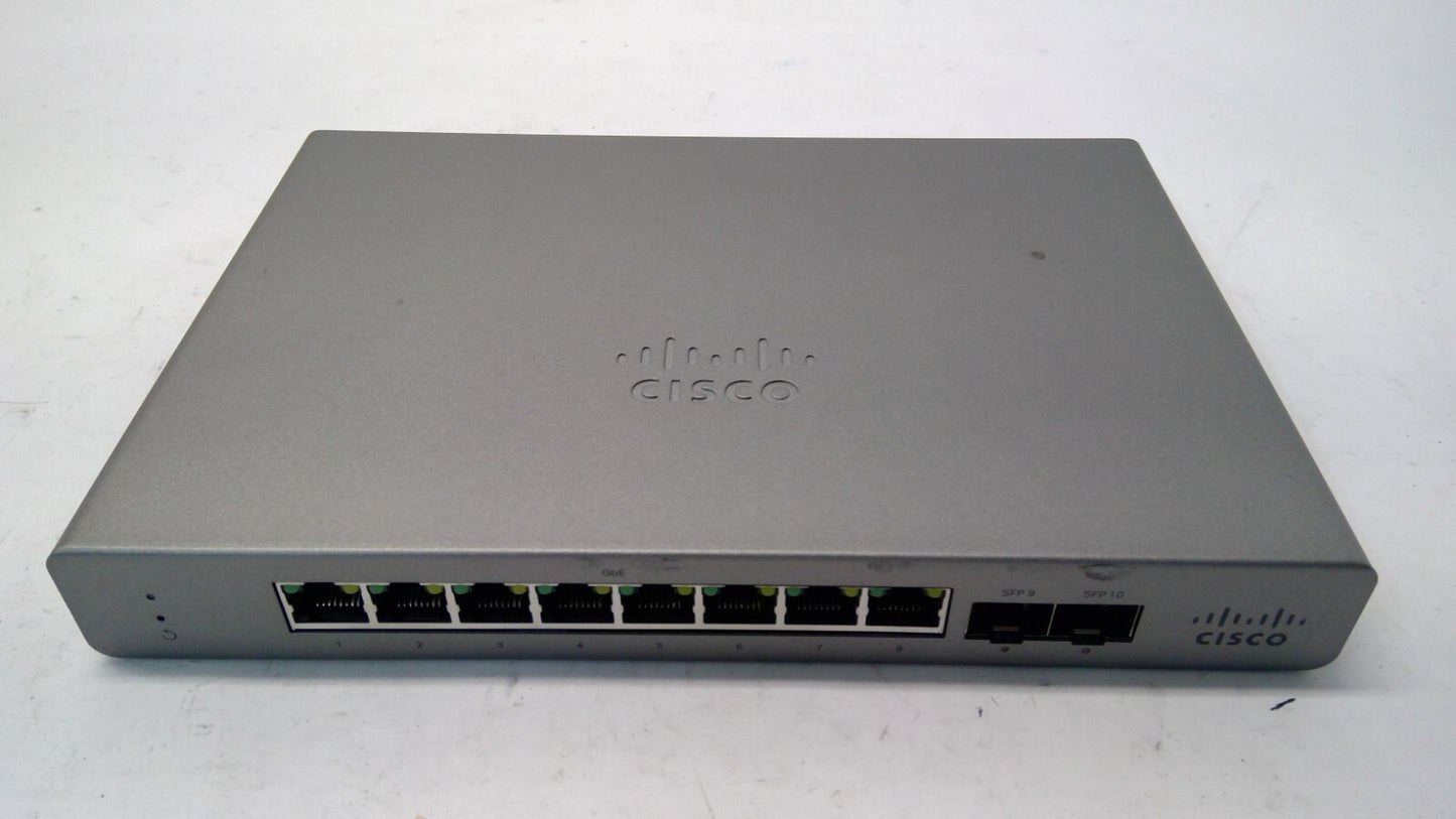 Cisco GS110-8-HW Meraki Go 8-Port Network Switch CG01C44 600-65010