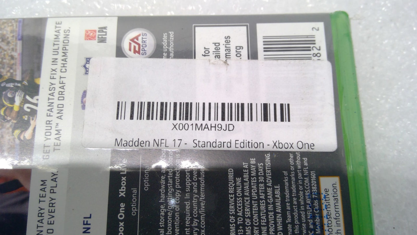 New Genuine Madden NFL 17 Xbox One standard edition Brand Factory 2016 EA Sports