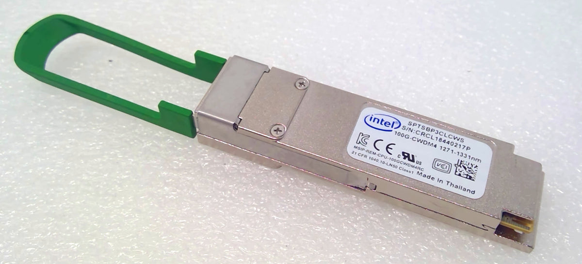 Intel SPTSBP3CLCWS 100G CWDM4 QSFP28 TRANSCEIVER MODULE