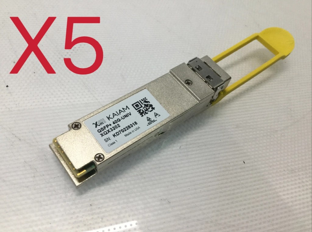 X5 Cisco Compatible 40G QSFP+ KAIAM XQX3202 40GBASE-UNIV Duplex LC MMF SMF Optic