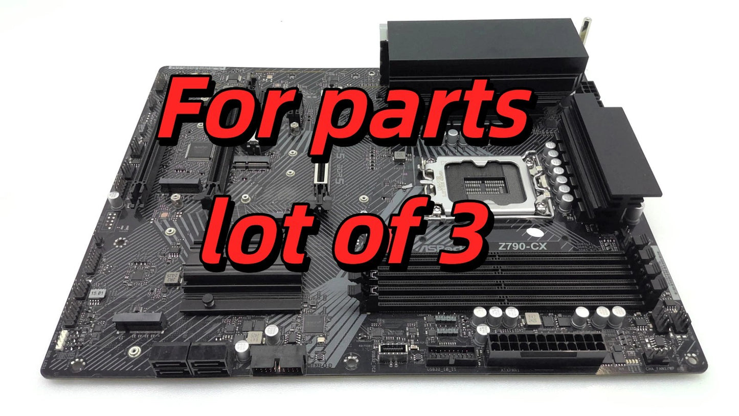 Lot of 3 *Part* ASRock  Z790-CX  WIFI ATX Motherboard Socket LGA1700 DDR5