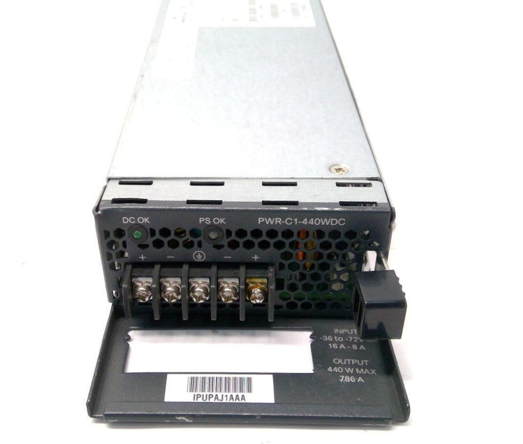 Cisco C3KX-PWR-440WDC 440w DC Power Supply for Catalyst 3000 Series Switches