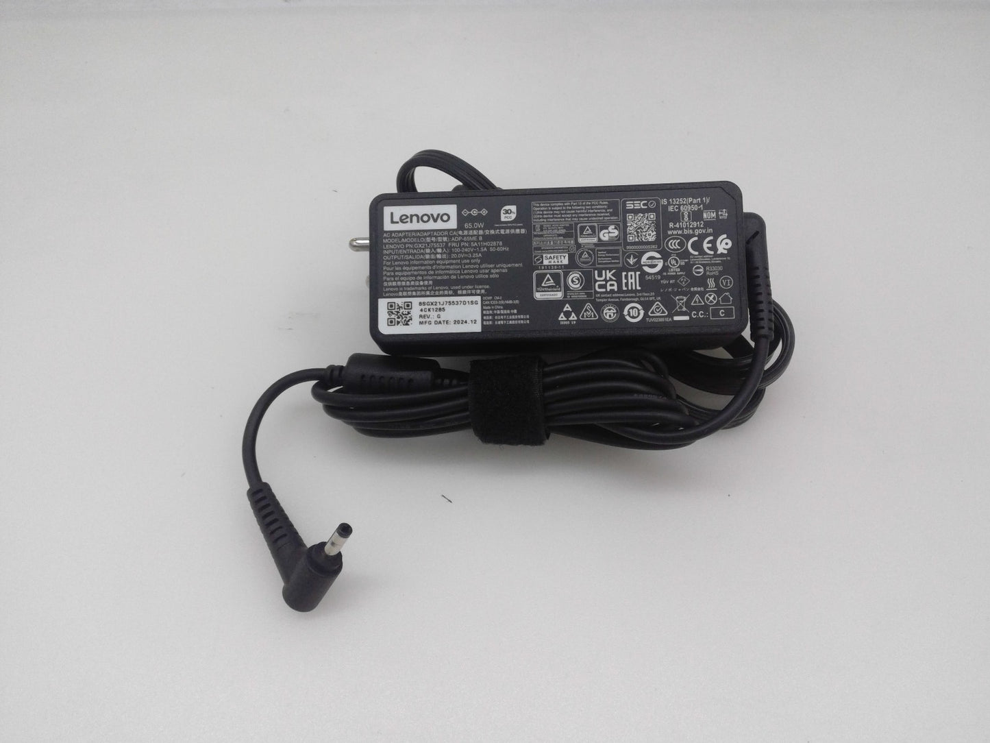 Genuine Lenovo 65W AC Adapter Charger 20V 3.25A  ADP-65ME B 4.0*1.7mm