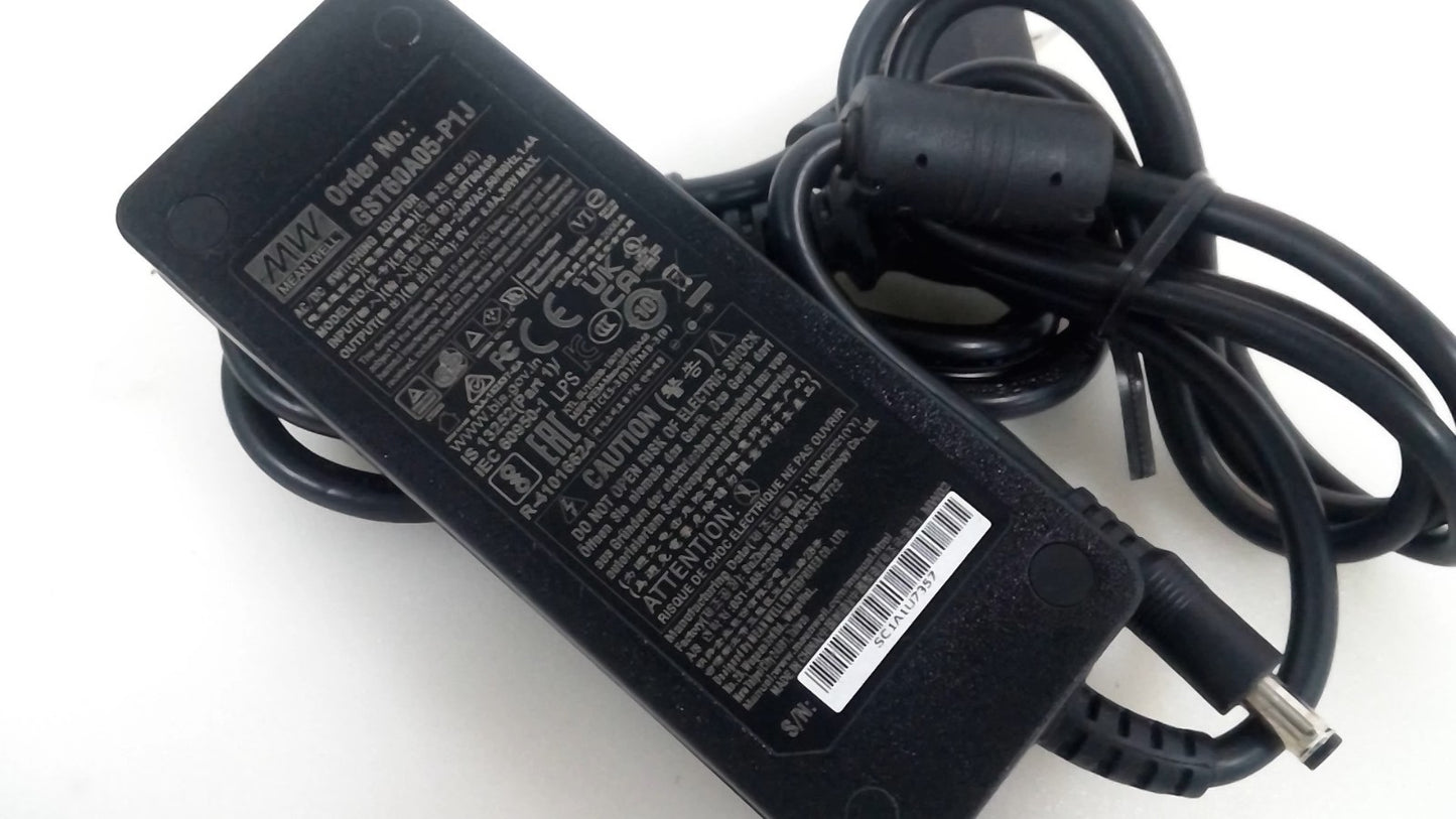 Genuine Mean well GST60A05-P1J 5V 6A 5.5*2.5 AC Adapter Power Supply Charger