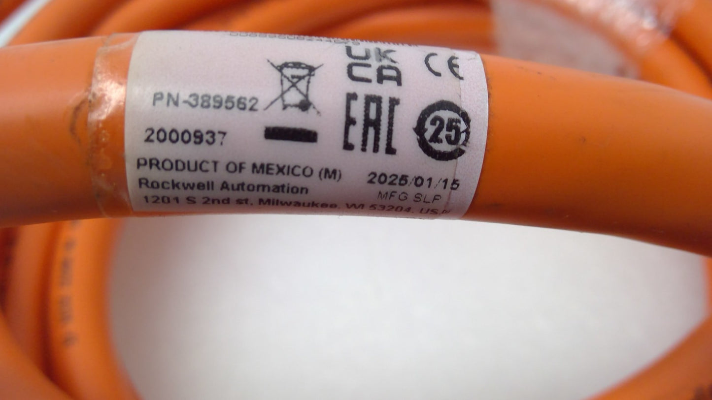 Allen Bradley 2090-CSBM1E1-14AF10 KINETIX Single Motor Cable 14AWG 10M 2025 MFG