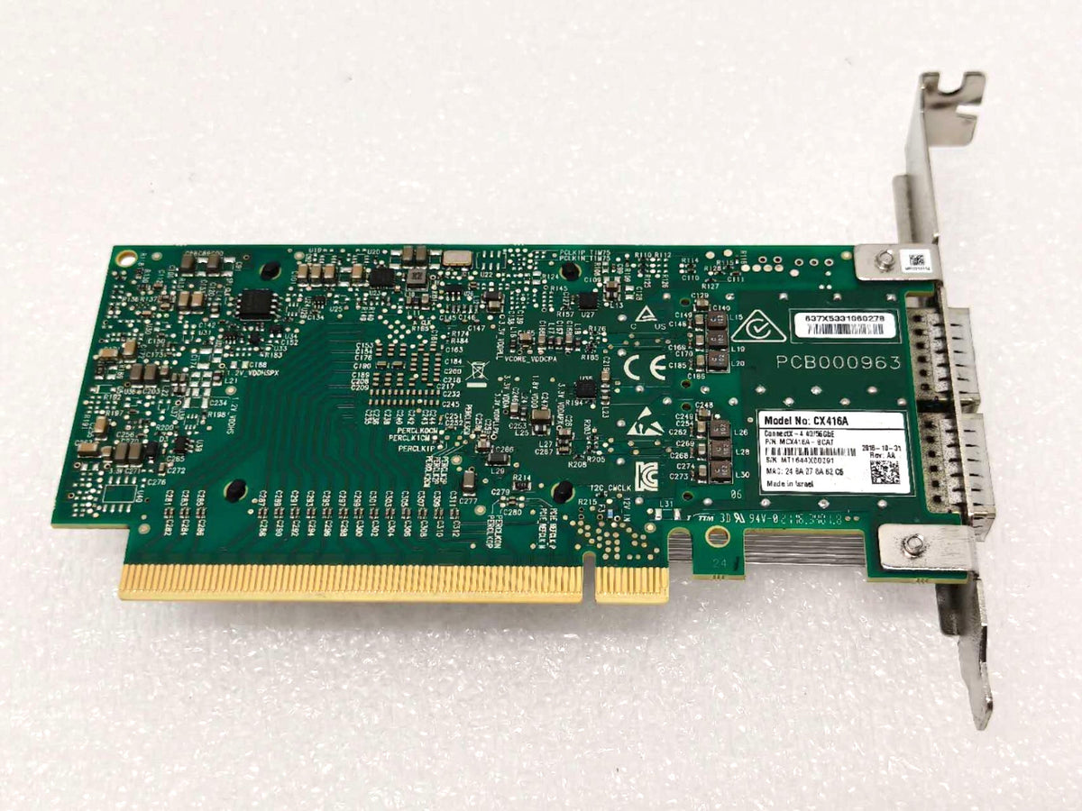 Mellanox CX416A Connectx-4  40/56Gb MCX416A-BCAT 2-Port SFP28 Network Adaptor