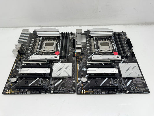 Lot of 2 *For Parts* ASUS PRIME X870-P WIFI AM5 *NOT WORKING*