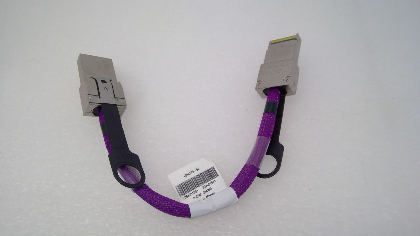 Molex 1098770-02 2004331301 Server Internal NVMe PCle Cable 0.22M 32AWG