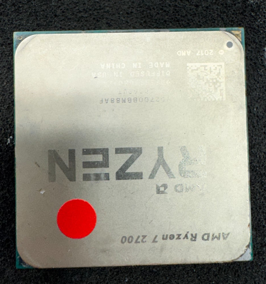 For Parts AMD Ryzen 7 2700 Desktop Processor 3.2GHz, 8-Core,16-Thread Socket AM4