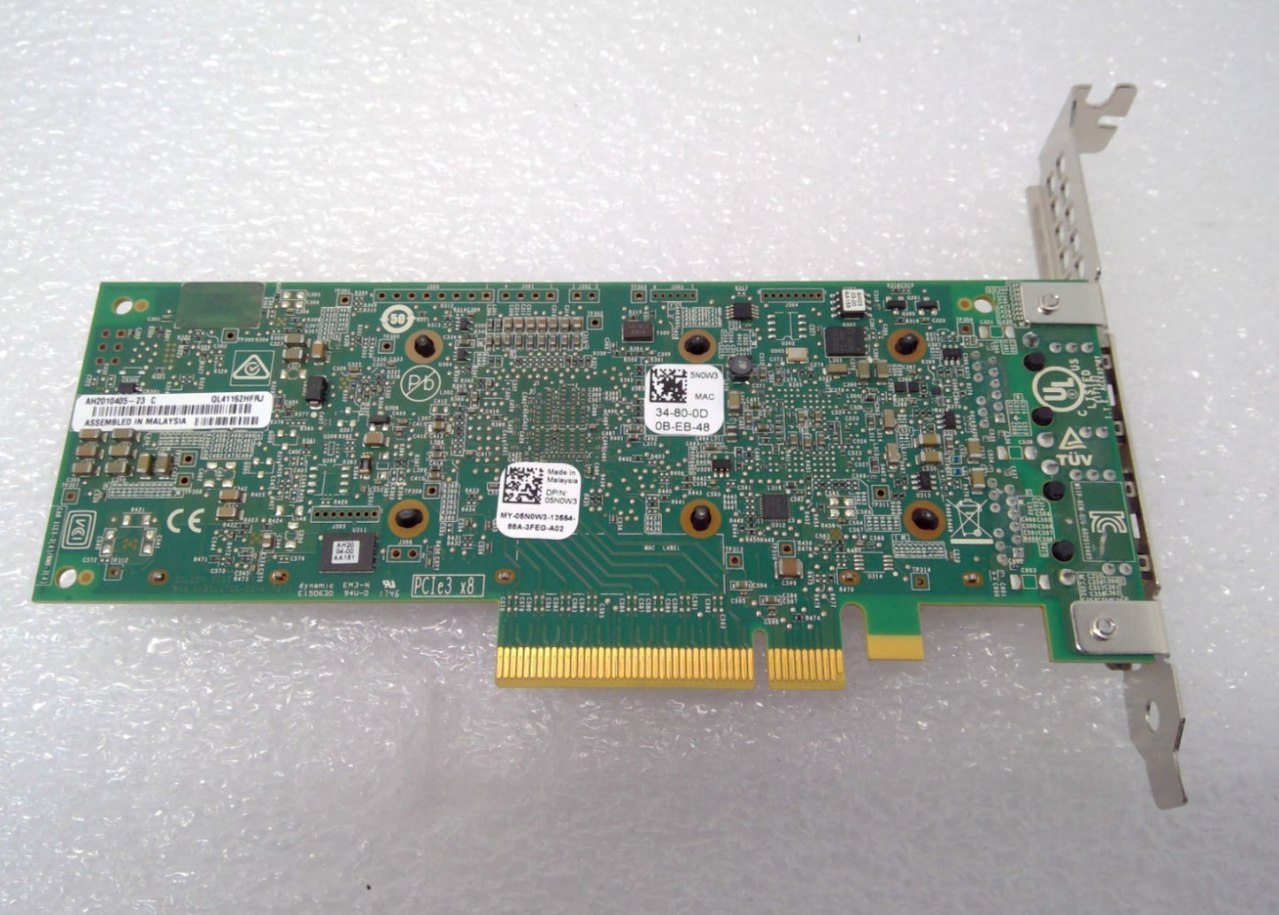 Dell 5N0W3 QLogic QL41162 10Gb Dual Port Ethernet Converged Network Adapter Card