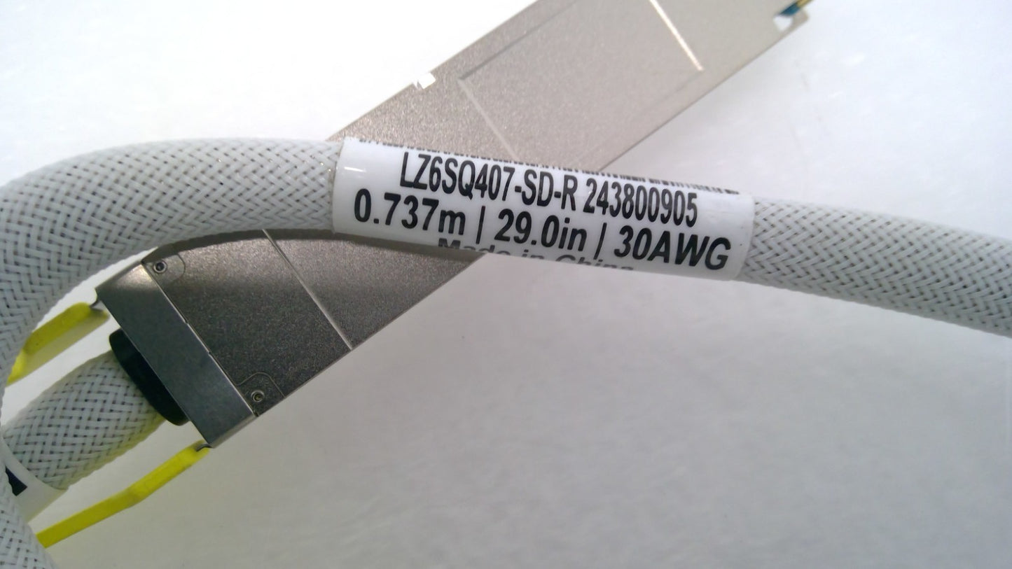 Luxshare 800G OSFP to OSFP DAC Cable 0.737m 30AWG LZ6SQ407-SD-R 1155846-03