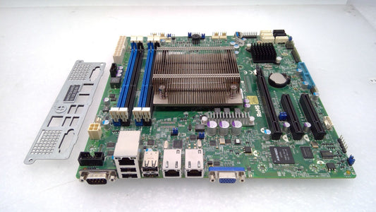 SuperMicro X10SLM-F Server Motherboard  LGA1150 MicroATX DDR3 w/I/O + Heat sink