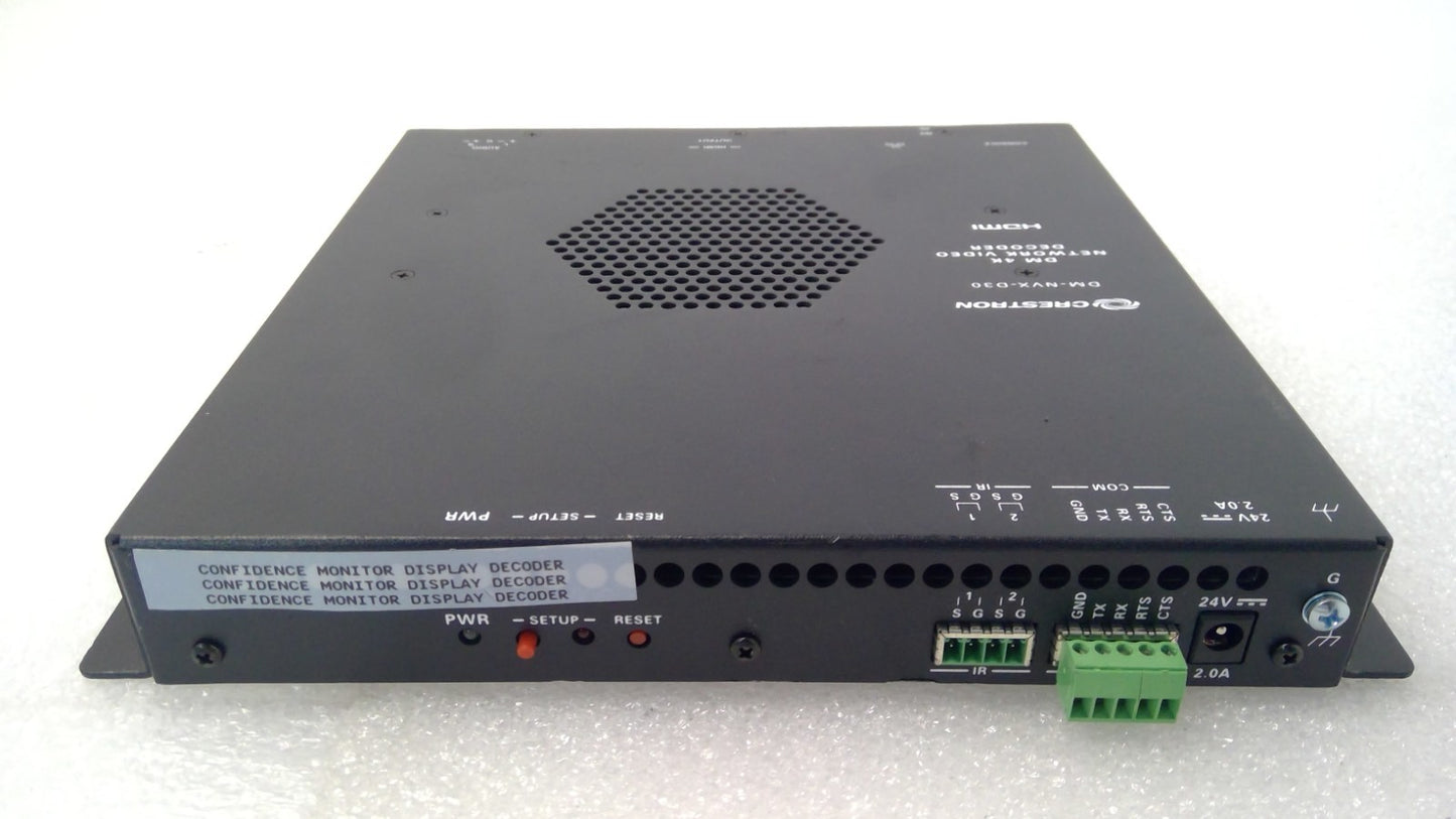 Crestron DM-NVX-D30 HDR Network AV VIDEO Decoder 4K Save HUGE