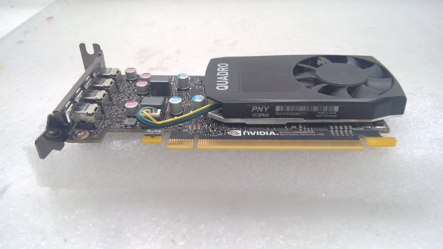 NVIDIA Quadro P620 2GB GDDR5 PCIe Video Graphics Card Low-Profile