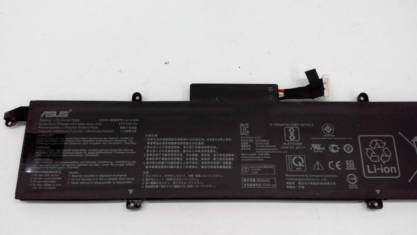 Genuine C41N1908 battery for ASUS G14 GA401IH GA401IHR GA401QC GA401IVC GA401QH