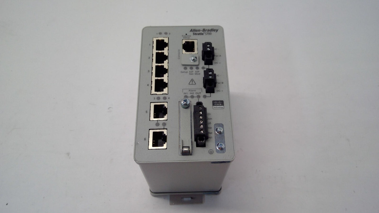 Allen Bradley 1783-BMS06TL Stratix 5700 Managed Ethernet Switch, 6-FE Port, Lite