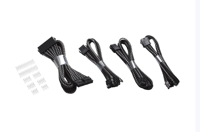 NEW Phanteks Extension Cable Combo PH-CB-CMBO_XSV X Black Silver w/Combs