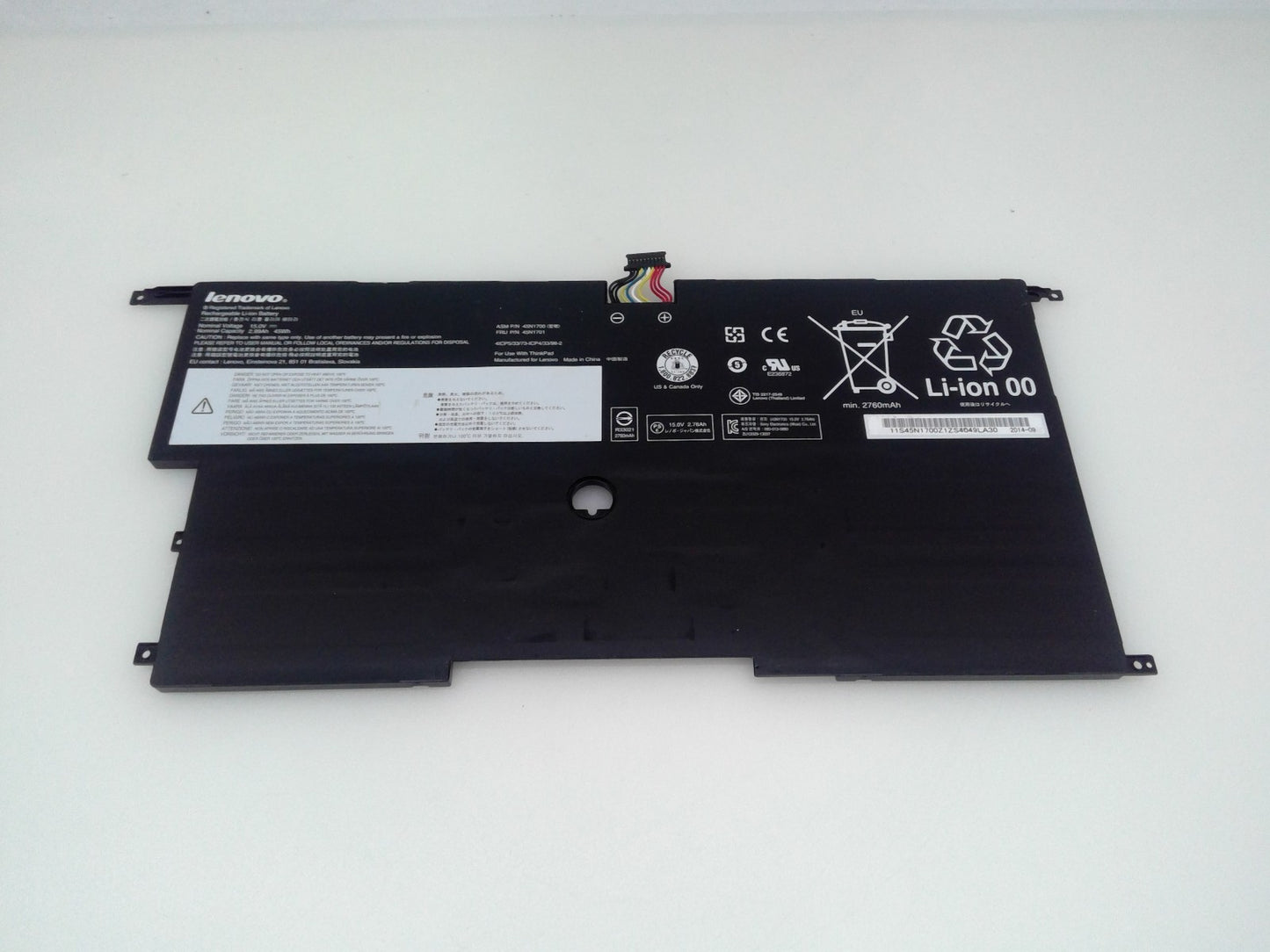 Original 45N1700 45N1701 Battery for Lenovo ThinkPad X1 Carbon Gen 2 20A7 20A8