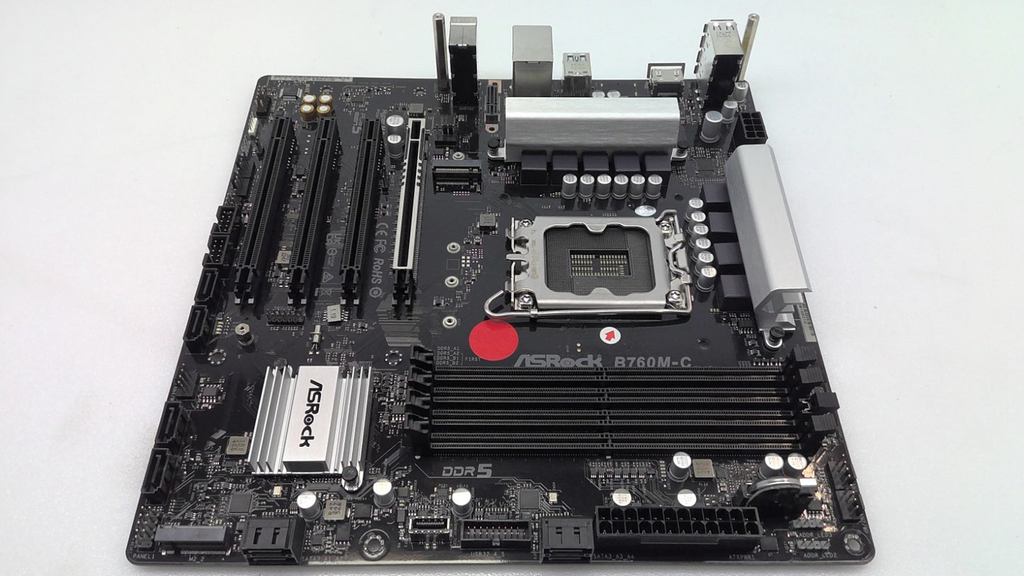 Lot of 3 *For Parts* 2x ASUS prime B760M-A AX6 & ASRock B760M-C Not work No WIFI