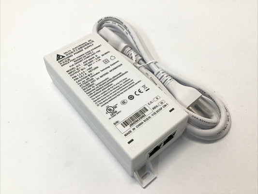 Delta PoE Injector 56V 1.1A Gigabit Single Port Over Ethernet ADP-60HR B