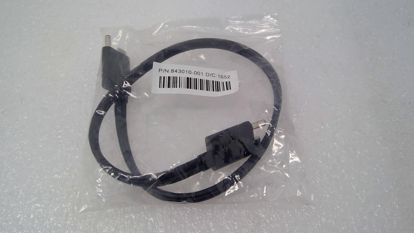 HP Thunderbolt 3 POWER Cable 2ft for HP Zbook 17 G4 15 G4 Laptop Dock 843010-001