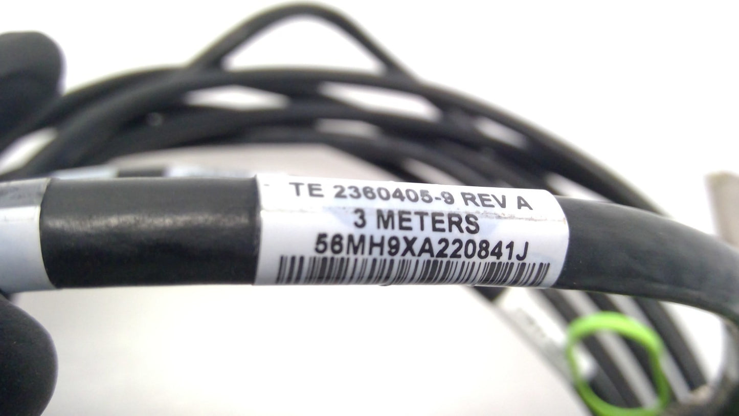 TE Connectivity 2360405-9 200G QSFP56 to 2xQSFP56 DAC Breakout Cable 3M 26AWG