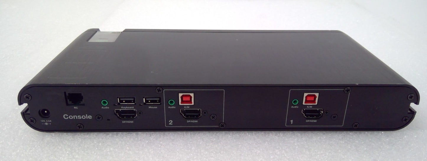 Belkin Universal 2-Ports Single Head 2nd Gen Secure KVM F1DN102KVM-UNN4 DP/HDMI
