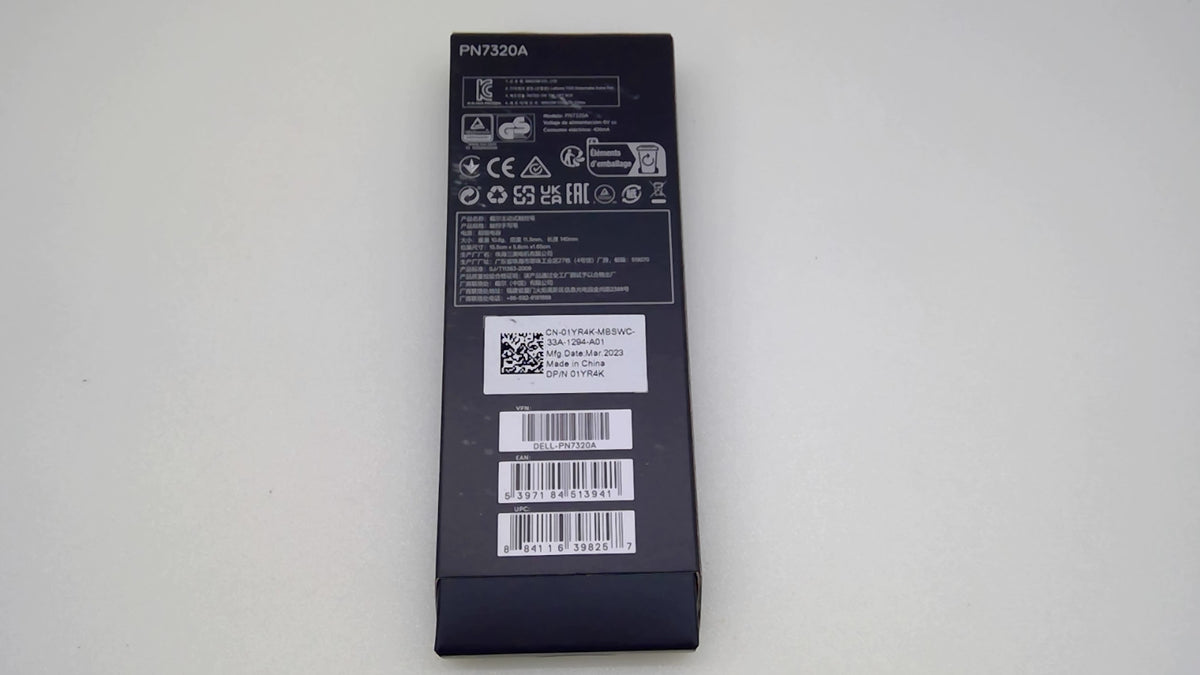 Dell PN7320A Active Pen Stylus for Latitude 7320 Detachable New Sealed