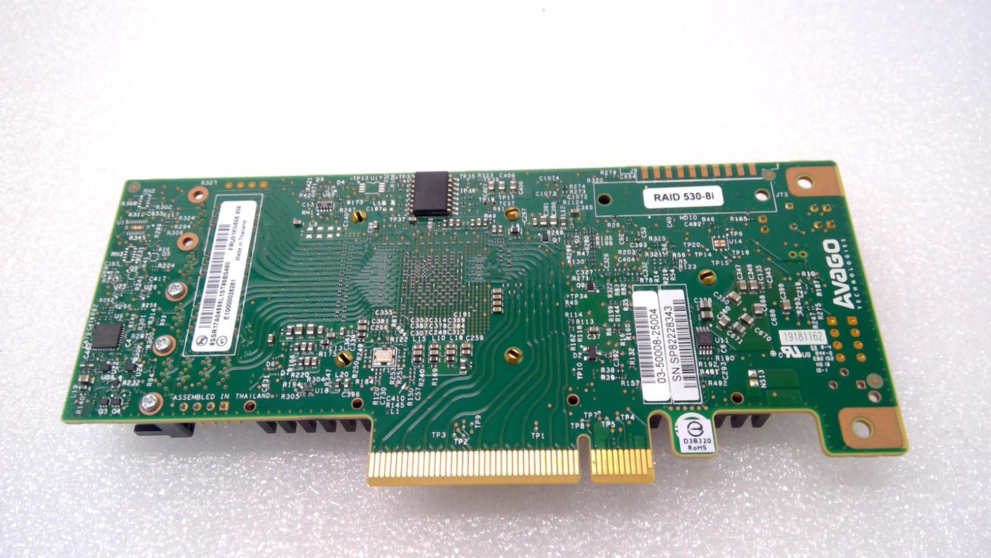 Avago RAID 530-8i PCIe 12Gb/s Controller (NO Barcket) 01KN505 02JG102