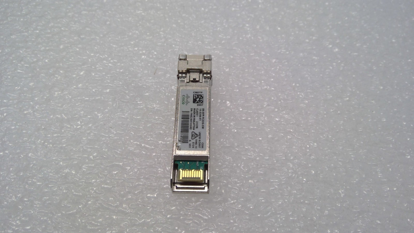 Cisco DS-SFP-FC32G-SW W/ Hologram SFP 10-3206-01 32Gbps Fibre Channe Transceiver