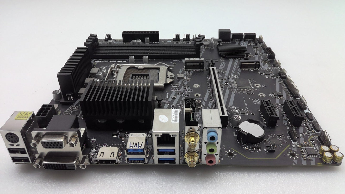 MSI B460M PRO-VDH WIFI LGA1200 Micro ATX DDR4 Motherboard