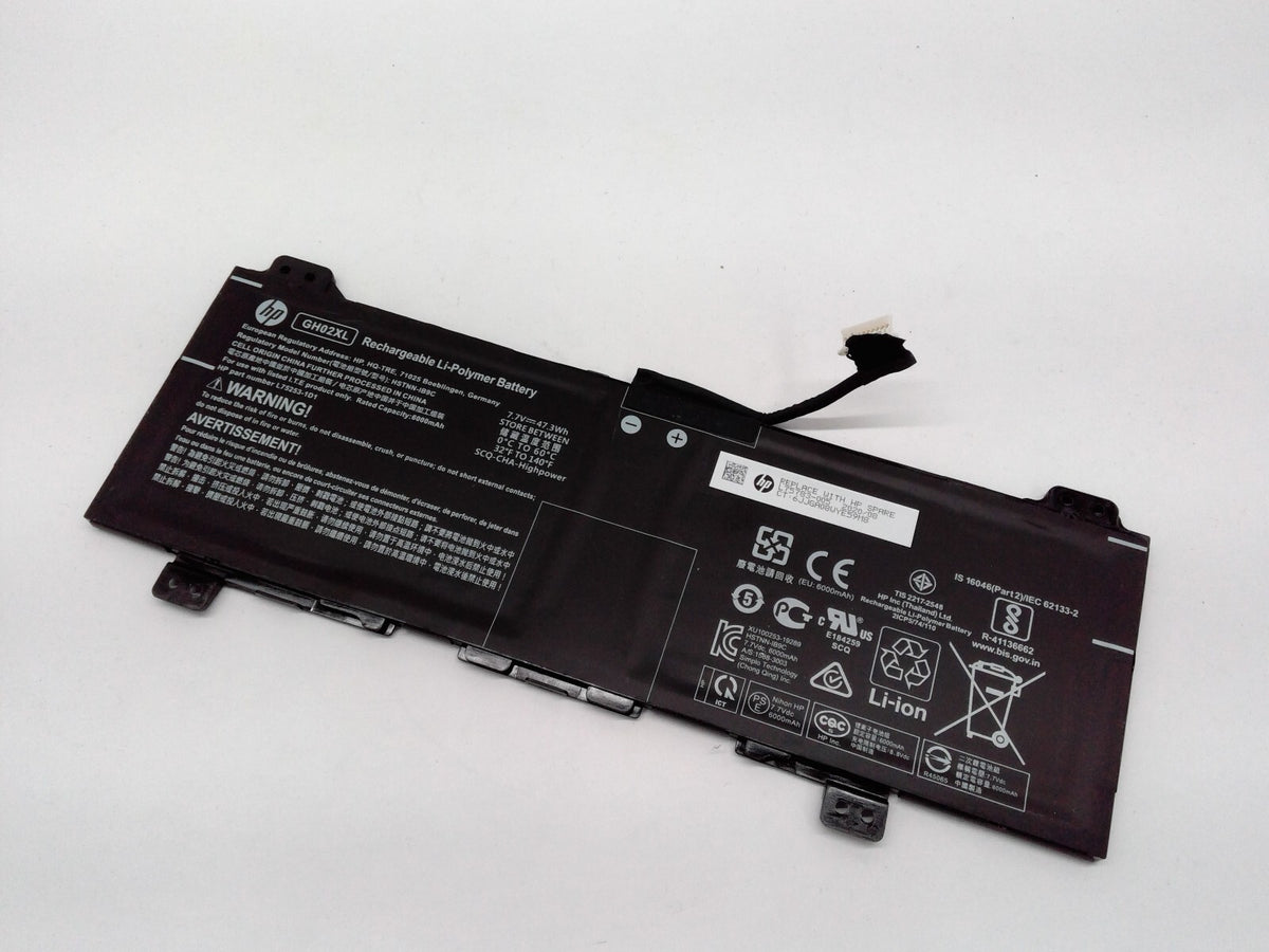 GH02XL HP Battery 7.7V 47.3Wh Chromebook 14A-Na0023Cl 14A-NA0052TG