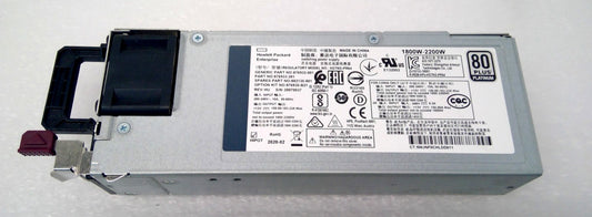 HPe 882135-001 80+Platinum 1800W Power Supply HSTNS-PR64 876935-B21 876932-001