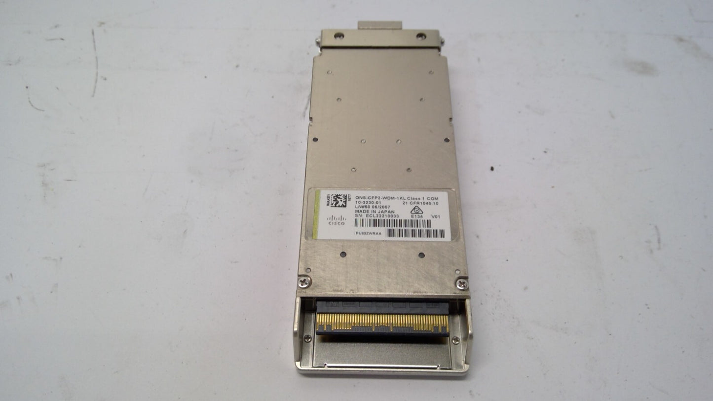 Cisco ONS-CFP2-WDM-1KL 100G *QPSK  /  200G 16-QAM-WDM CFP2 Pluggable, C temp