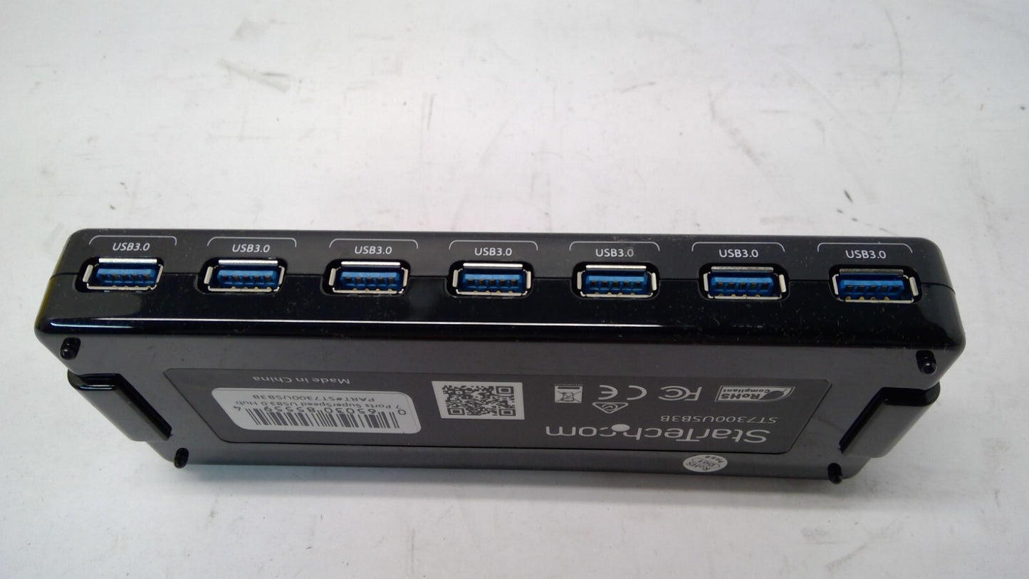 Startech.com 7 Port SuperSpeed USB 3.0 Hub ST7300USB3B No Power Supply