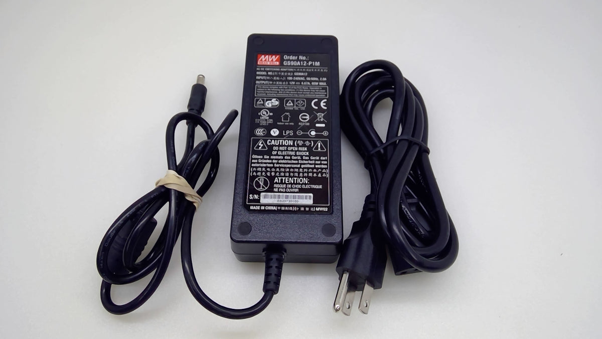 MEAN WELL GS90A12-P1M 80W 12V 6.67A AC/DC Adapter 5.5x2.5mm
