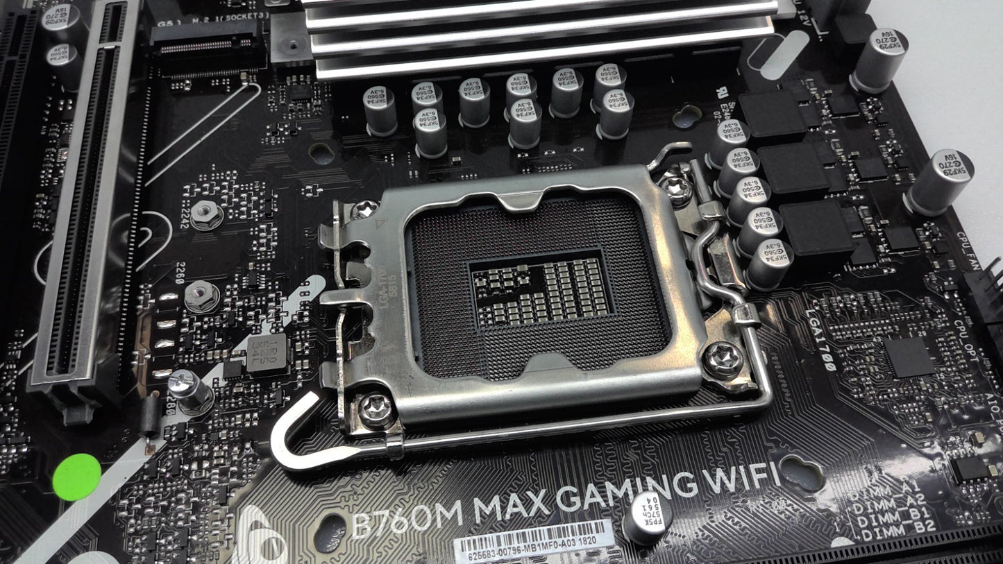 ASUS B760M MAX GAMING WIFI Motherboard DDR5 Intel LGA- 1851 *READ**