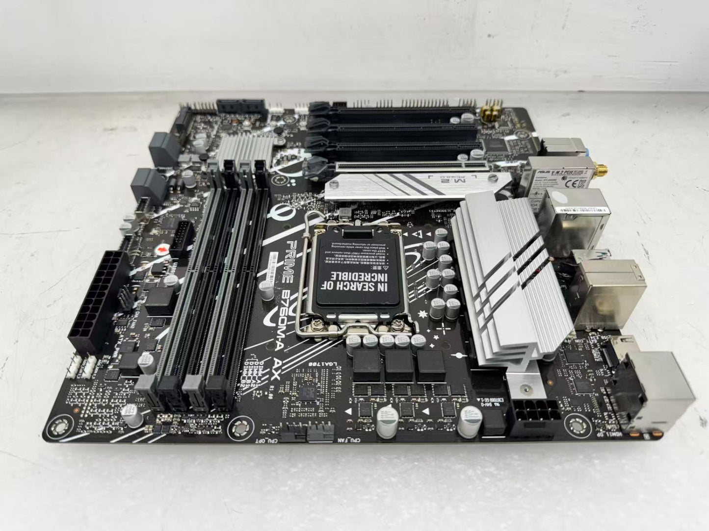 ASUS PRIME B760M-A AX micro ATX Motherboard Socket LGA1700 DDR5 WIFI READ"